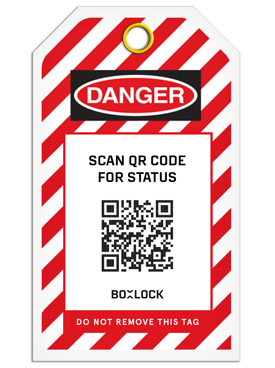 Smart LOTO tag on field equipment